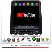 Renault Clıo 5 Tesla Android Multimedya Sistemi 4 GB Ram 32 GB Hafıza 8 Çekirdek Necvox Evervox BRC - 3