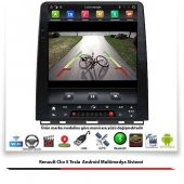 Renault Clıo 5 Tesla Android Multimedya Sistemi 4 GB Ram 32 GB Hafıza 8 Çekirdek Necvox Evervox BRC - 4