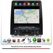 Renault Clıo 5 Tesla Android Multimedya Sistemi 4 GB Ram 32 GB Hafıza 8 Çekirdek Necvox Evervox BRC - 5