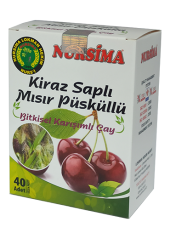 KİRAZ SAPLI MISIR PÜSKÜLLÜ BİTKİSEL KARIŞIMLI ÇAY 40 LI - 1
