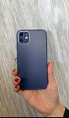 İphone 13 Pro Max Mat Cam Elektro Kamera Korumalı Kılıf - 7