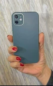 İphone 13 Pro Max Mat Cam Elektro Kamera Korumalı Kılıf - 6