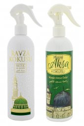 Medine Ravza Ve Mescidi Aksa Kokusu Sprey 400 Ml. Beyaz thumbnail 2