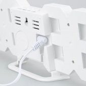 Valkyrie Beyaz LED Dijital Dekoratif Masa veya Duvar Saati - 12