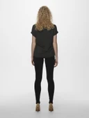 Only Bayan Geniş Yuvarlak Yaka Salaş Tişört 15106662 thumbnail 7