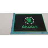 Skoda Logolu Torpido Üstü Kaydırmaz Ped Telefon Tutucu - 4