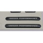 Rieger Performance Logolu 3M 8 li Grup Damla Silikon Sticker Torpido Göğüslük Bagaj Çamurluk Logo Amblem Seti - 7