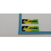 Jdm Logolu 3M 2 li Grup Damla Silikon Sticker Kapı Koruma Yan Ayna Torpido Göğüslük Bagaj Çamurluk Logo Amblem - 1