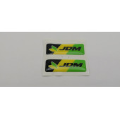 Jdm Logolu 3M 2 li Grup Damla Silikon Sticker Kapı Koruma Yan Ayna Torpido Göğüslük Bagaj Çamurluk Logo Amblem - 2