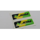 Jdm Logolu 3M 2 li Grup Damla Silikon Sticker Kapı Koruma Yan Ayna Torpido Göğüslük Bagaj Çamurluk Logo Amblem - 4