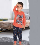 Berland 3861 Erkek Çocuk İnterlok Pijama Takım - 1