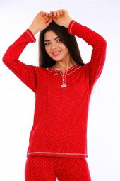 evia Bambu, Kırmızı, Kadın Pijama takımı 55000 - 4