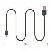 PrimeX PX-PS4 Sony PS4 Kol Şarj Kablosu, Micro USB Kablo, 2000mA 1.5 Metre Siyah Şarj+Data - 3