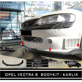 Opel Vectra B Uzay Kasa Ön Tampon Eki Bodykit Karlık Lip - 2