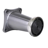 8 Adet Ayarlanabilir Dolap Mobilya Tezgah Koltuk Kanepe Puf Tezgah Ayağı Ayakları 10 Cm Gri Renk - 4