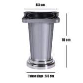 8 Adet Ayarlanabilir Dolap Mobilya Tezgah Koltuk Kanepe Puf Tezgah Ayağı Ayakları 10 Cm Gri Renk - 3