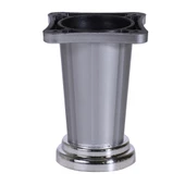 8 Adet Ayarlanabilir Dolap Mobilya Tezgah Koltuk Kanepe Puf Tezgah Ayağı Ayakları 10 Cm Gri Renk - 2