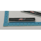 R Line Volkswagen Logo Yan Çamurluk 3M 3D Metal Zemin Üzeri ABS Amblem Arma - 1