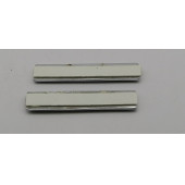 S Line Audi Logo Yan Çamurluk 3M 3D Metal Zemin Üzeri ABS Amblem Arma - 5