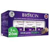 Bioxcin Saç Dökülmesine Karşı Siyah Sarımsak Şampuanı 300 ml | 3 al 2 öde - 1