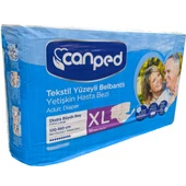 Canped Belbantlı Tekstil Yüzeyli Hasta Bezi Extra Large 30lu - 1