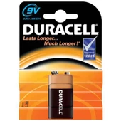 Duracell Alkaline 9 Volt Pil - 1