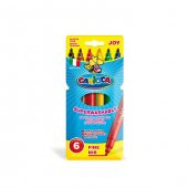 Carioca Joy 40549 Süper Yıkanabilir Keçeli Boya Kalemi 6lı - 1