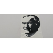 Atatürk Sticker Büyük Boy Siyah Renk - 5