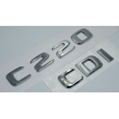 DK Tuning Benz C220 CDi Bagaj Krom ABS 3M 3D Yazı Logo - 3