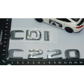DK Tuning Benz C220 CDi Bagaj Krom ABS 3M 3D Yazı Logo - 4