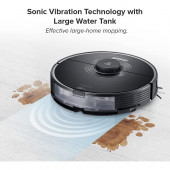 Roborock S7 Sonic Mopping Akıllı Robot Süpürge Siyah - 4