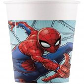 Spiderman Karton Bardak 8 Adet - 1