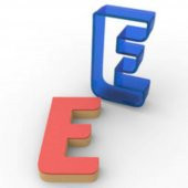 E Harfi Polikarbon Kurabiye Kalıbı - 1