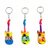 Ahşap Renkli Gitar Figürlü Anahtarlık thumbnail 1