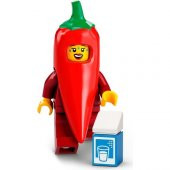 LEGO 71032-2 Mini Figür Seri 22 Chili Costume Fan thumbnail 1