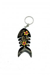 Ahşap Balık Figür Anahtarlık thumbnail 2