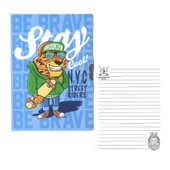 Hatıra Defteri Kilitli Erkek Modeli Günlük Defteri FlyArt Erkek Modeli 100 Yaprak Çizğili 1 Adet - 5