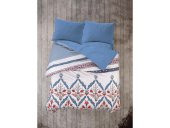 Çeyiz Diyarı Fixe Çift Kişilik Nevresim Takımı Çeşminaz Turkuaz thumbnail 2