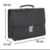 Deri Evrak Çantası Omuz Askılı 8683255010080 - 5