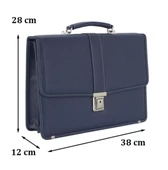 Deri Evrak Çantası Omuz Askılı 8683255010080 - 7