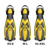 BEUCHAT Palet Açık 1DIVE Sarı - 2