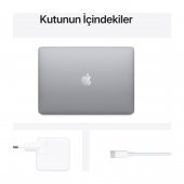 Macbook Air MGN63TU/A Apple M1 8 GB 256 GB SSD 13.3 Uzay Grisi - 4