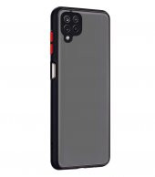 Samsung Galaxy A12 Kılıf - Loo Case Mat Kamera Korumalı Soft Kılıf - 4