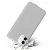 iPhone 11 Kılıf  (6.1) - 360 Tam Koruma Şeffaf Silikon - 6