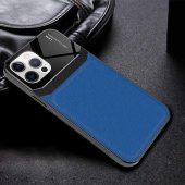 iPhone 12 PRO MAX Kılıf (6.7’) - Leca Case Şık Deri ve Cam Tasarım Kılıf - 1