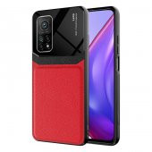 Xiaomi Mi 10T / PRO Kılıf - Leca Case Şık Deri ve Cam Tasarım Kılıf - 1