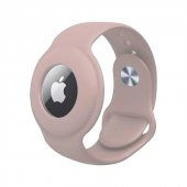 Apple AirTag Bileklik Kılıf Kordon Liquid Band Soft Yumuşak Doku - 1