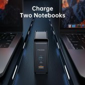 Mcdodo 100w GaN Ultra Hızlı 2xType-C 1xUsb Laptop Macbook Telefon Hızlı Şarj Başlığı - 6