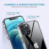 iPhone 12 PRO Kılıf (6.1) - Cepotto Lens Clear Şeffaf Tıpalı - 4