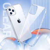 iPhone 12 PRO Kılıf (6.1) - Cepotto Lens Clear Şeffaf Tıpalı - 5